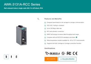 AWK-3131A-M12-RCC-JP-T LAN không dây Đường Sắt - Product Image 5
