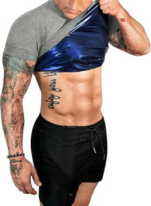 Camisetas de Sauna King Mcgreen <span class=keywords><strong>Star</strong></span> para Hombre, Camiseta Deportiva de Manga Corta con Compresión para Gimnasio, Ejercicio, Pérdida de Peso, Quema de Grasa, Moldeadora - Product Image 4