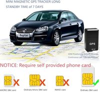 Умный GPS-трекер: компактное устройство с аккумулятором 1050 мАч, поддержка GPRS/SMS, бесплатное приложение для отслеживания, удаленный мониторинг и экстренная сигнализация