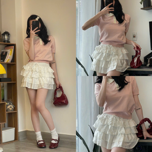 Mini-jupe décontractée moulante et respirante pour femme, grande taille, style coréen, 100 % coton, emballage compact, fabrication vietnamienne, qualité supérieure – Meilleure vente - Product Image 5