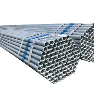 High quality astm hot dipped pre galvanized tube q215a q215b q235a q235b galvanized steel metal pipes round seamless tube