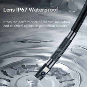 OEM belden direksiyon 8.5mm çift Lens 1m yarı sert HD Video IP67 kameralı boru muayene cihazı boru 360 ° endüstriyel endoskop Borescope - Product Image 5