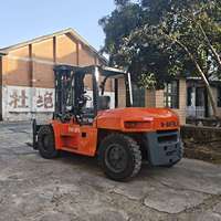 Montacargas HELI Usado de 10 Toneladas, Diésel, Equipado con Motor Isuzu Japonés, Montacargas Industrial en Venta
