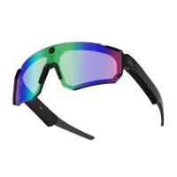 Lunettes Intelligentes V06 AI de Haute Qualité avec Activation Vocale, Traduction Intelligente, Caméra 1200P, Câble de Charge, Appel Téléphonique, Étanchéité IP54