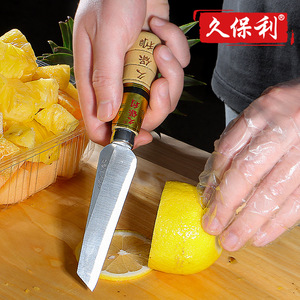 Kubori <b>Fruit</b> <b>Cutter</b> Stainless Steel Straight Knife For Pineapple Banana Cantaloupe Watermelon Slicing - Product Image 1