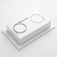 Divisor PLC de Tubo de Acero Mini Lenew 1*8 0.9mm Fibra Desnuda Blanca FTTH 5G Sin Conector