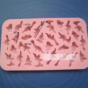 Molde de Silicona con Forma de Dinosaurio para Chocolate, Herramientas para Hornear y Decorar Pasteles - Product Image 2