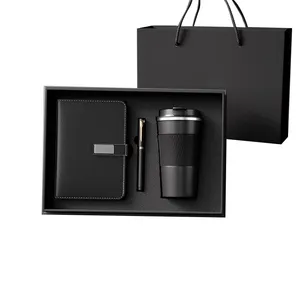 Hot Anniversary Of High-grade Thermos Coffee Cup Business Gift Box With Gift box packing Set