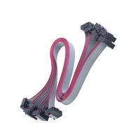 Cable de cinta plana Idc de paso personalizado de 1,27mm 2 3 4 5 6 7 8 9 10 12 14 16 18 20 24 26 30 40 pines Idc