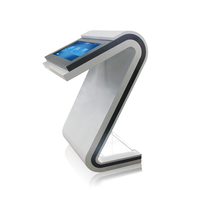 Kiosco Digital con Pantalla Táctil Ultrafina Tipo S, Elevador Vertical para Interiores de Restaurantes