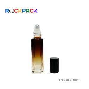 3ml 5ml 8ml 10ml màu hổ phách túi tinh dầu con lăn chai mini cuộn trên chai với con lăn thép bóng - Product Image 4