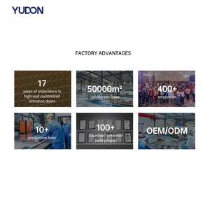 <span class=keywords><strong>Porte</strong></span> <span class=keywords><strong>d</strong></span>'<span class=keywords><strong>entrée</strong></span> YUDON DOOR en aluminium moulé, sécurisée, pour maison moderne, villa, <span class=keywords><strong>entrée</strong></span> principale, antivol - Product Image 6