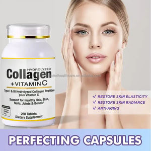 Ausreson Private Label Huidverlichtende Supplement ALL in ONE L-glutathion Gehydrolyseerd Collageen Vitamine <span class=keywords><strong>C</strong></span> Capsules - Product Image 3