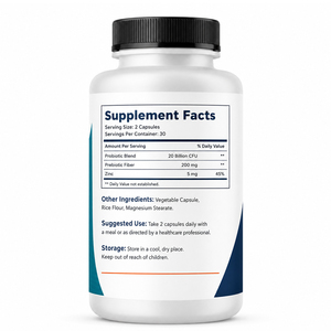 Nouveaux compléments alimentaires pour adultes à base de Lactobacillus, Billon Salivarius, Casei, Bifidobacterium Lactis, capsules de probiotiques, beauté, immunité, digestion - Product Image 6