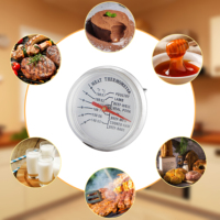 Termometer Makanan Baja Anti Karat SW Instant Read Food, Alat BBQ Grill Mates, Termometer Panggang Steak untuk Memasak, Aman untuk Makanan