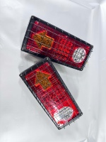 Nouveau feu arrière électronique ENSAITE 24V 140-2LED en maille de fer pour remorque, camion, voiture modifiée