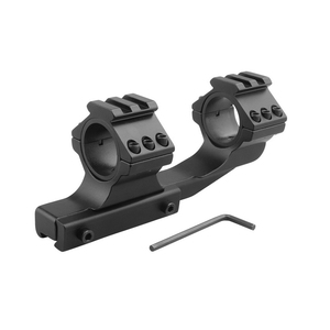 Support de lunette de visée cantilever pour la chasse, double anneau, compatible avec les lunettes tactiques à tube de 25,4/30 mm, pour rail de 11 mm - Product Image 2
