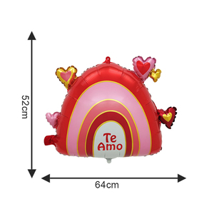 Spagnolo <span class=keywords><strong>felice</strong></span> giorno di <span class=keywords><strong>San</strong></span> valentino Feliz Dia De <span class=keywords><strong>San</strong></span> Te Amo Globos palloncini per la decorazione della festa di nozze - Product Image 5