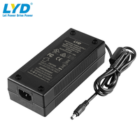 Chargeur de batterie haute puissance 126W 10A pour outils électriques Port AC 12.6V DC avec protection contre les surcharges/courts-circuits OTP