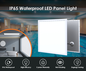 IP65 Waterproof 600x600mm LED Panel <b>Ceiling</b> <b>Light</b> High Quality for Office Kitchen Cleanroom Industrial - Product Image 2