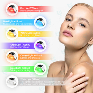 7 Màu Sắc <span class=keywords><strong>LED</strong></span> Ánh Sáng Photon Điều Trị Trên Khuôn Mặt Thiết Bị Trẻ Hóa Da Điều Trị Mụn Trứng Cá Mặt Và Cơ Thể <span class=keywords><strong>Pdt</strong></span> <span class=keywords><strong>LED</strong></span> Máy Liệu Pháp Ánh Sáng - Product Image 2