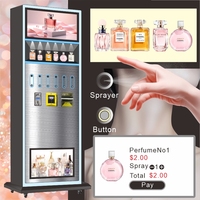 Distributeur automatique intelligent de parfum de bureau avec écran tactile LCD et surveillance à distance, capacité de 5 à 100 ml