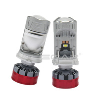 AILECAR Y35 48W Phares de voiture LED universels, système d'éclairage automobile HD couleur avec lentille de projecteur H7 H11 9005 9006 9012 H4