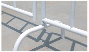 All'ingrosso prezzo ragionevole ferro cavallo Guardrail costruzione quadrata Colorbond recinzione - Product Image 2