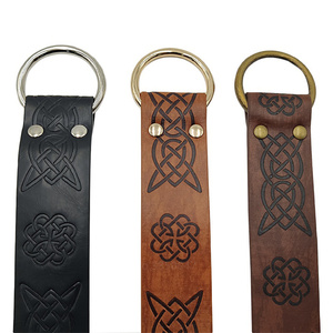 Cinturón Vikingo Renacentista de Cuero para Hombre, Cinturón Medieval, Accesorio de Disfraz de Guerrero para Cosplay - Product Image 5