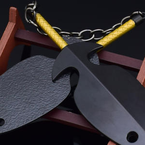Ninja <span class=keywords><strong>Anime</strong></span> Chojuro Hiramekarei 32cm 101G Metal Twin Swords <span class=keywords><strong>Anime</strong></span> arma modelo Ninja Craft Display artefacto - Product Image 2