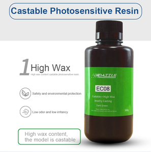 Ec08 nhựa chất lượng nhựa tổng hợp 3D in ấn sáp tuyệt vời cho đúc đồ trang sức - Product Image 4