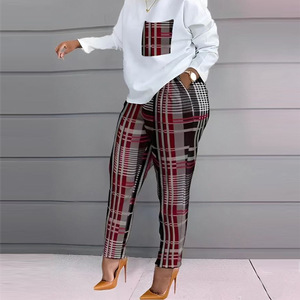 Vêtements tendance pour femmes, vêtements <span class=keywords><strong>de</strong></span> créateurs, vêtements <span class=keywords><strong>de</strong></span> <span class=keywords><strong>marque</strong></span>, ensemble chemise et pantalon pour femmes - Product Image 5