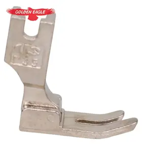 P35 الأخدود المزدوج قطعة قدم الضغط في ماكينة الخياطة القطن حبل ماكينة خياطة اكسسوارات ماكينة خياطة الدرزة المتشابكة ماكينة خياطة الكمبيوتر العالمي - Product Image 1