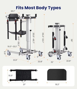 Comfortable portable Kinetic Energy Lifting Electric Stainless Steel Auxiliary Wheelchair - Product Image 2