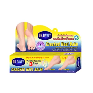 DR.DAVEY Heel Balm Feet Cream Repair Chapped Feet Massage Moisturizes and Rehydrates Cracked