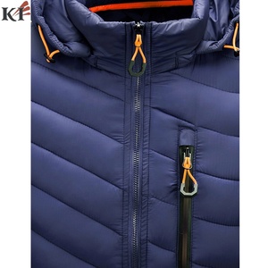 KEVEN IMPEX <b>Men's</b> Thick Puffer Jacket Wool Shell Cotton Lining Waterproof Breathable Reversible Eco-Friendly Winter Stand Collar - Product Image 5