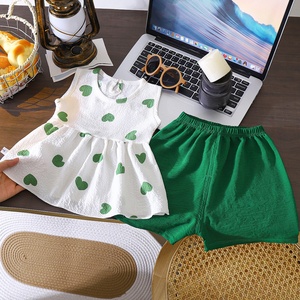 Conjunto <span class=keywords><strong>de</strong></span> Verano <span class=keywords><strong>de</strong></span> Dos Piezas para Niñas, Estilo Europeo Americano, Camiseta con Estampado <span class=keywords><strong>de</strong></span> Mariposas y Pantalones Cortos <span class=keywords><strong>de</strong></span> Fibra <span class=keywords><strong>de</strong></span> Poliéster, <span class=keywords><strong>Ropa</strong></span> para Niñas <span class=keywords><strong>al</strong></span> <span class=keywords><strong>por</strong></span> <span class=keywords><strong>Mayor</strong></span> - Product Image 5