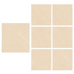 Azulejos de porcelana pulida Luna Beige Ivory 800x800mm GVT PGVT 80x80cm para piso, para el mercado de importación de Guyana - Product Image 3