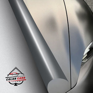 Vinilo Adhesivo para Carrocería de Automóvil, Color Negro Satinado, PVC, para Motocicletas, Bicicletas, Auto, Cambia de Color, Antiarañazos - Product Image 2