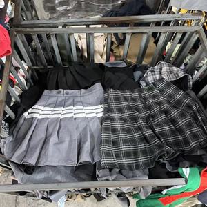 Venta al por Mayor de Faldas Plisadas Mini de Algodón de Segunda Mano de Alta Calidad para Mujer, <span class=keywords><strong>Ropa</strong></span> Usada en Stock - Product Image 1