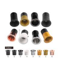 Spot encastré mini ultra-plat sans cadre en aluminium pour plafonds de chambre, luminaires de merchandising et vitrines de boutique