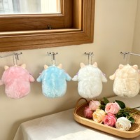 En gros, Breloque de sac mignonne en peluche mouton kawaii, Pendentif décoratif pour sac à dos femme avec ornement floral