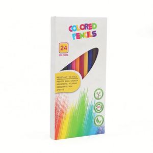 Juego de Lápices de Colores de Madera con Patrón Hexagonal de 24 Colores, Certificado EN71, Afilados, para Uso Escolar Infantil, Precio Económico, Promoción - Product Image 4