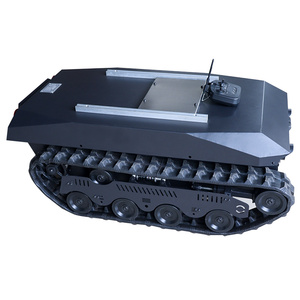Châssis de robot AGV à chenilles en caoutchouc pour véhicule tout-terrain, capacité de charge utile de 300 kg, châssis à chenilles pour extérieur - Product Image 1