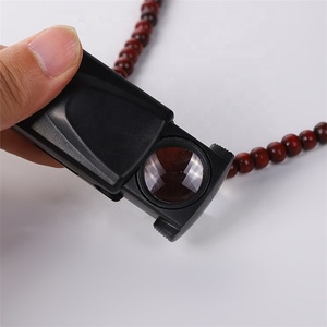 Loupe avec lumière, loupe à œil de type tirette 30X 21mm avec lumière LED éclairée - Product Image 4
