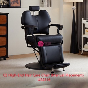 Sillón de Barbería Moderno Belmont Gris de Yicheng Beauty, Nuevo Estilo, Sillón de Peluquería de Cuero Sintético en Venta - Product Image 5
