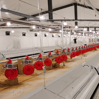 Système de levage de plancher d'éleveur automatique de haute qualité pour équipement d'élevage de volaille de ferme avicole pour éleveur