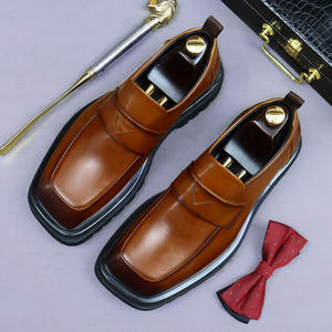 Zapatos Oxford de Negocios de Alta Gama, Zapatos de Cuero Cómodos e Informales, de Piel de Vaca Genuina, con Cordones, Zapatos Formales Siempre a la Moda para Todas las Temporadas - Product Image 6