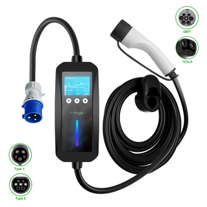 E-mingze Nouveau Produit Vente en Gros Chargeur Portable EV avec Écran LCD 32A/7kW pour Prises <span class=keywords><strong>TYPE</strong></span> <span class=keywords><strong>2</strong></span>/<span class=keywords><strong>TYPE</strong></span> 1/GBT/<span class=keywords><strong>Tesla</strong></span> et Recharge Programmée - Product Image 3