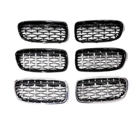Grille avant F30 pour BMW série 3 F30/F35 modifiée Mantian Star half silver full silver All black